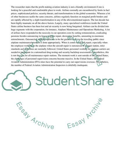 Aviation Maintenance Management