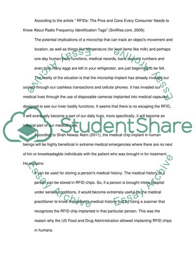 Pros and Cons of Chip Implantation in Humans