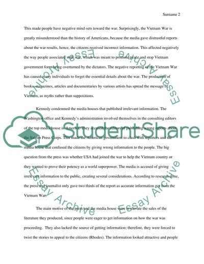 News during the Vietnam War