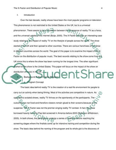 To What Extent Did The X Factor Alter The Distribution of Popular Music