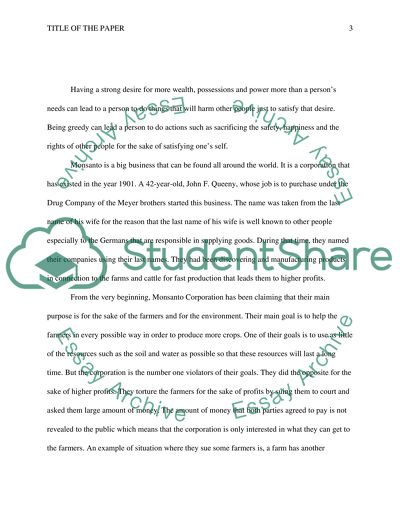 Monsanto: The Corporation Poisoning Our Environment