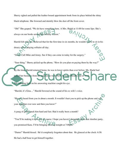 7 page short story with a supernatural effect