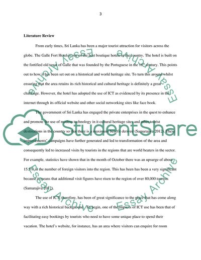 ICT in Tourism and Hospitality Sector