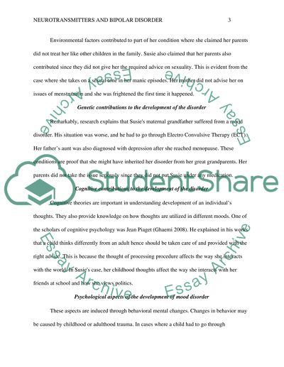 Neurotransmitters and Bipolar disorder