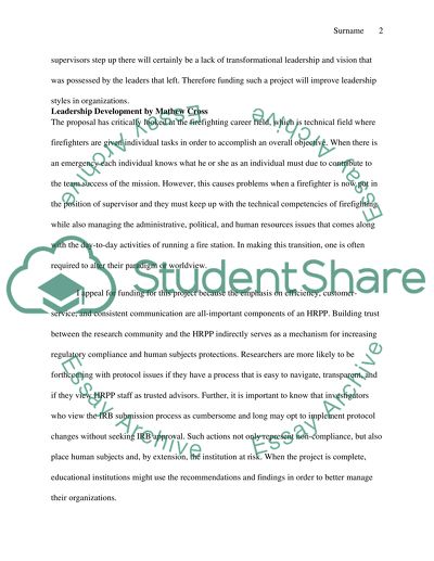 Leadership Development by Mathew Cross