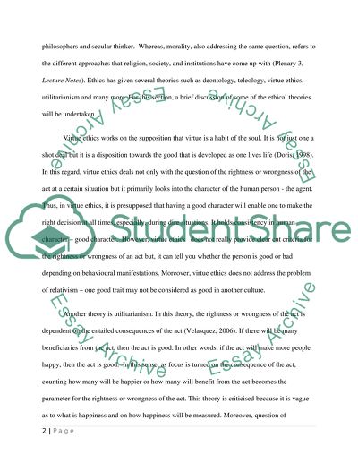 A Real Divide Between the Law and Ethics