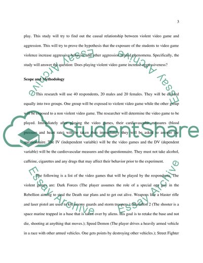 Effect Of Violent Video Games On Students Behavior