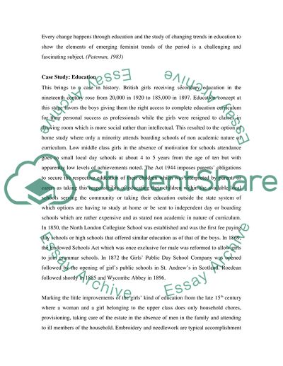 Feminism: Relevance in Todays Society