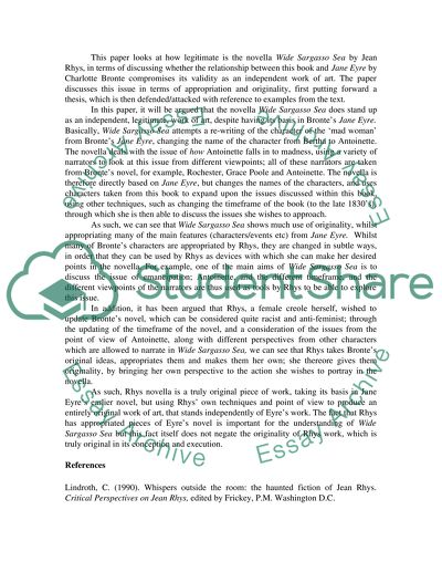 Whispers outside the Room - The Haunted Fiction of Jean Rhys