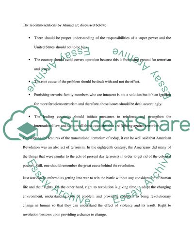 Introduction to Terrorism