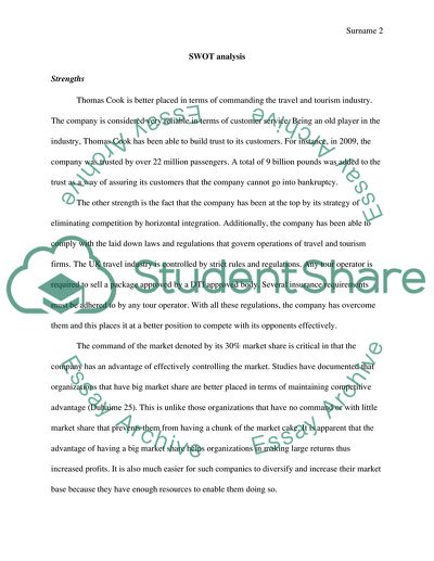 Overview of Thomas Cook Travel Group