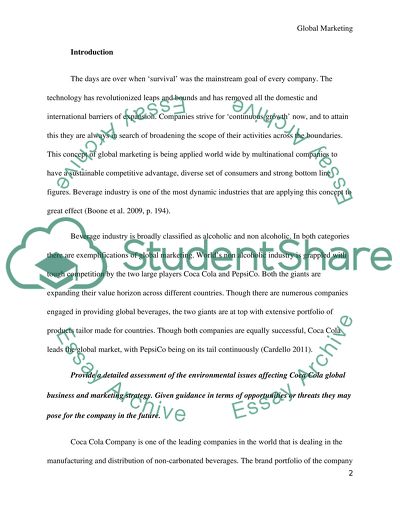 Global Marketing: Standardization Versus Adaptation by Coca-Cola