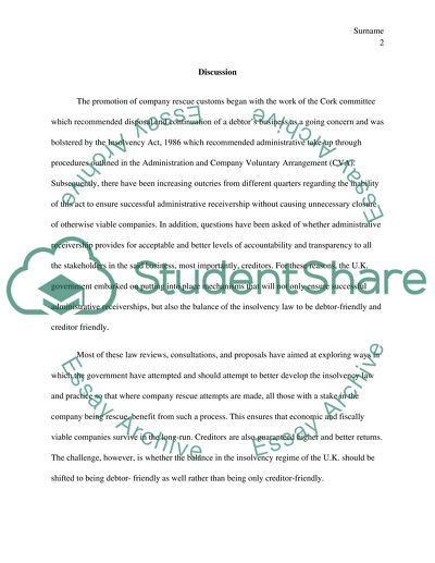 Does Insolvency Law Need Reform