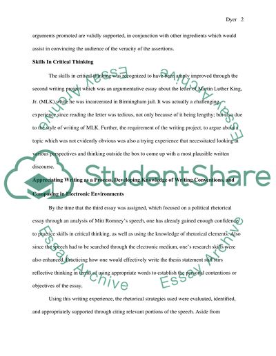 Narrative Synthesis and Skills in Critical Thinking