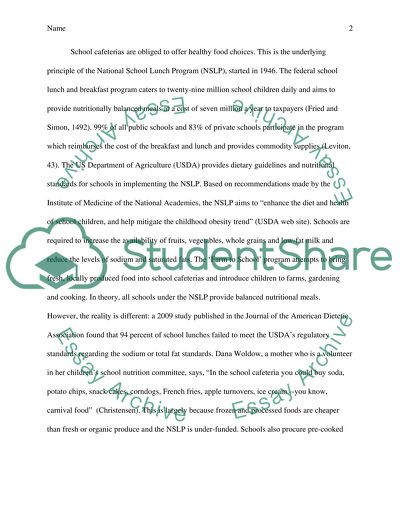 Schools can Help Prevent Childhood Obesity