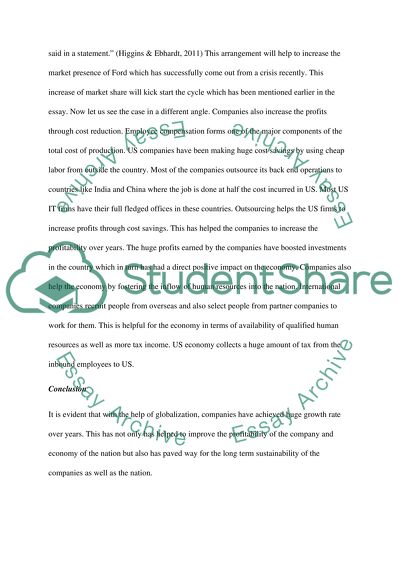 Globalization and the New American Economy