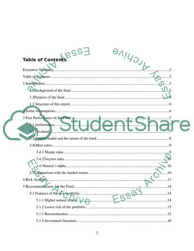 Excluding Assets from the Current Fund