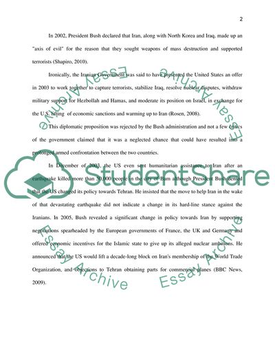 The US and Iran Conflict