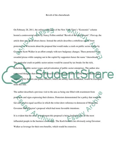 Revolt of the Cheeseheads