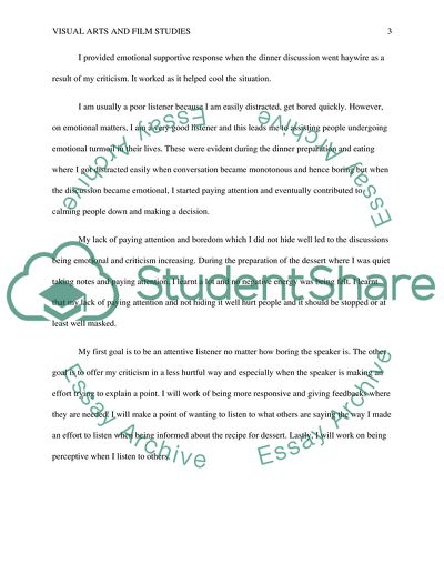 Listening Paper Assignment