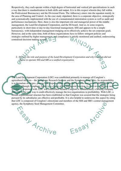 Symphony Seed Sales and Symphony Research Institute