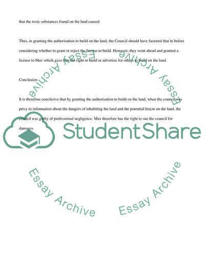 The Legal Consequences of Max Being Unable to Sell the Allotments