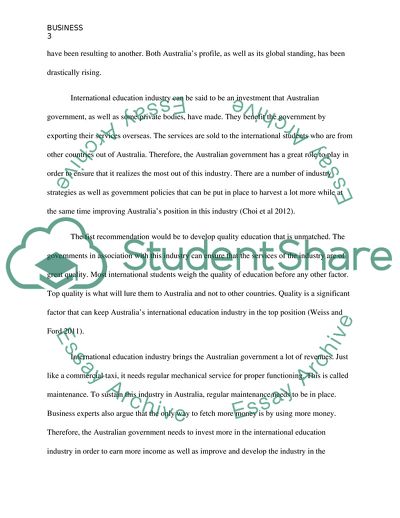 International Education: The Australian International Education