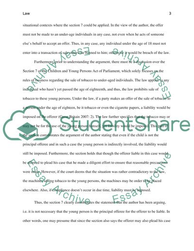 Offers and Acceptances as a Part of an Agreement