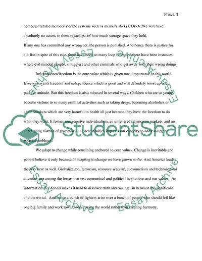 Concept of American Idea