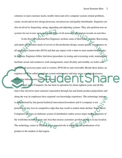 Investigate one local firm that employs electrical or computer engineers