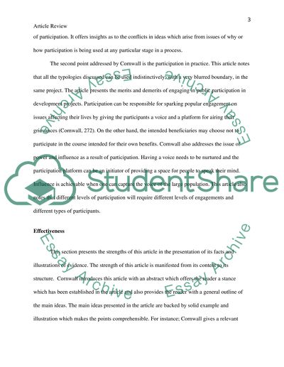 Unpacking Participation - Models, Meanings and Practices