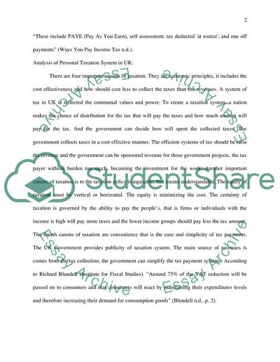 Is it Correct for Successive Governments to Manipulate the Personal Taxation System for Economic Purposes