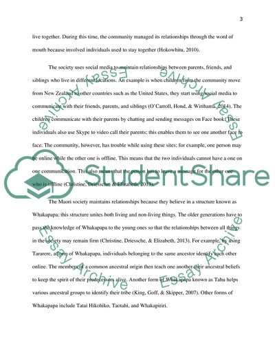 Maori Societys Use of Social Media to Preserve Indigenous Knowledge