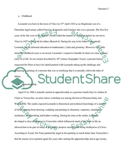 The Life and Work of Leonardo Da Vinci