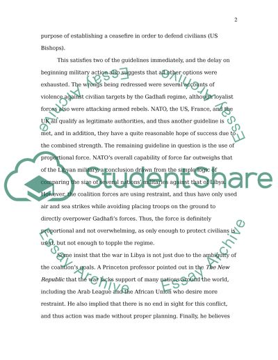 Military Actions by the US and NATO in Libya