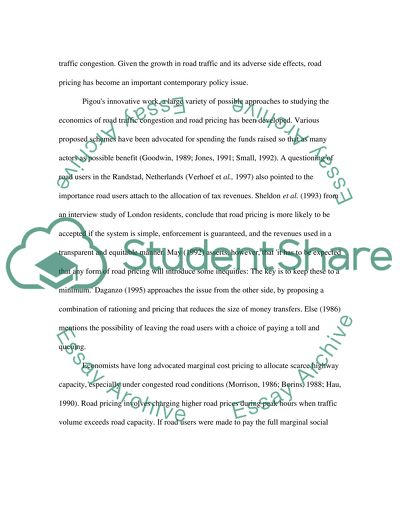 Slow Expansion of Road Infrastructure