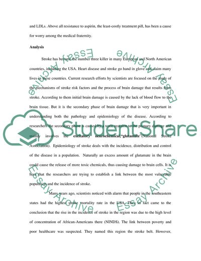 Stroke or Cerebrovascular Disease