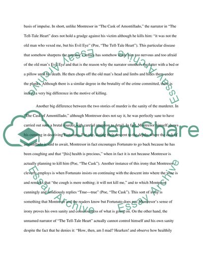 Edgar Allan Poes The Cask of Amontillado and The Telltale Heart