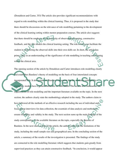 The value of role modelling: Perceptions of undergraduate and diploma nursing students