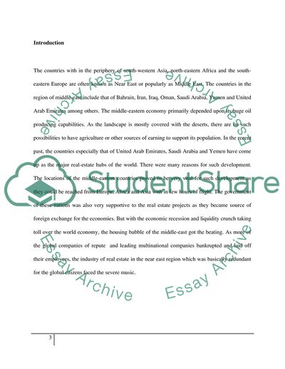 Marketing of Real Estate in the Middle East