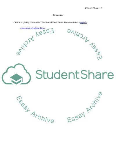 The Gulf War Characteristics