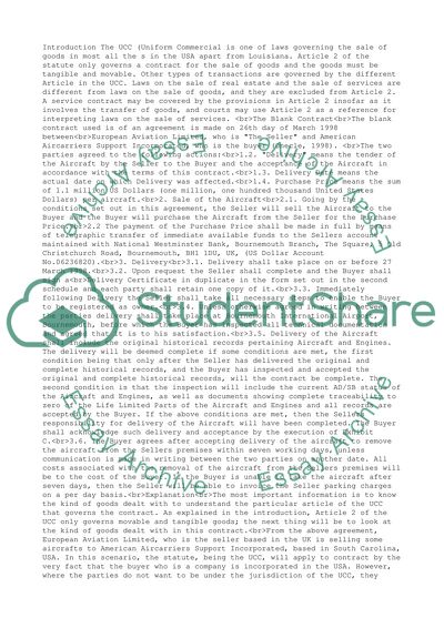 Law of sales and the uniform commercial code(SLP)