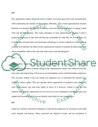 Lubna Management Issues