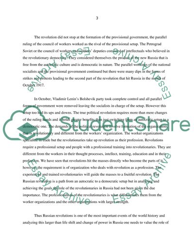 The Russian Revolution