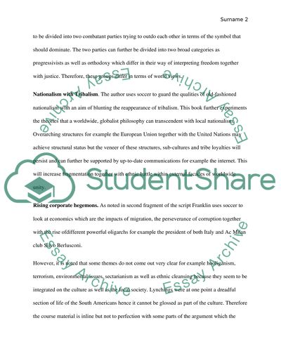 How Soccer Explains the World: An Unlikely Theory of Globalization by Franklin Foer