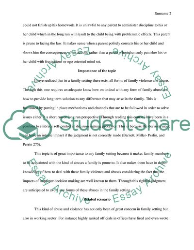 Abused and Abusive Adolescents