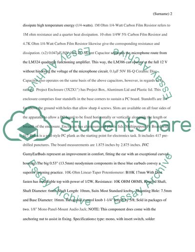 Designing an Electronic Stethoscope