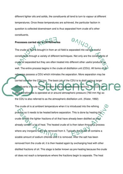 Processing Petroleum
