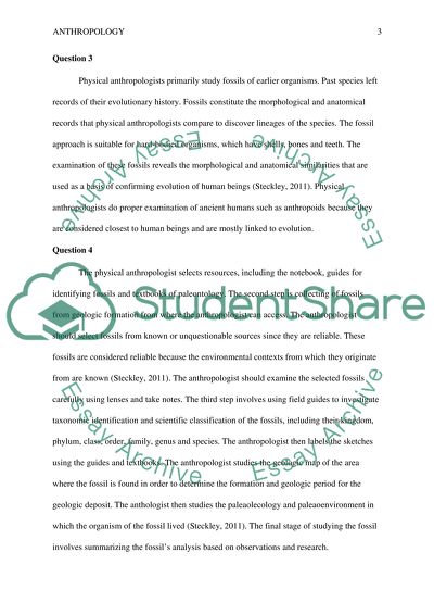 Be an Anthropologist