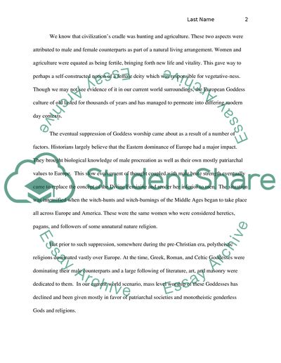 Goddesses in World Religions and Cultures